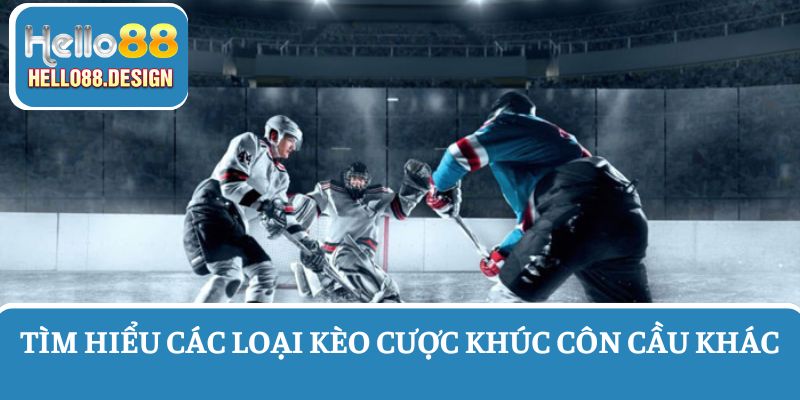 Nhiều loại kèo cá cược khúc côn cầu hấp dẫn 