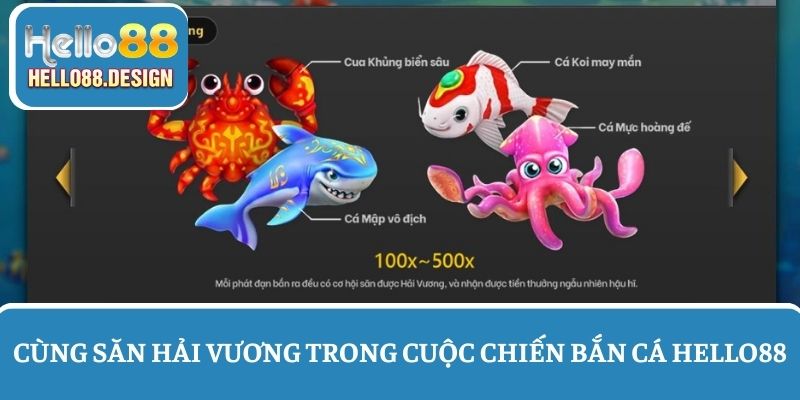 Săn Hải Vương nhận 3000X thưởng trong Cuộc Chiến Bắn Cá