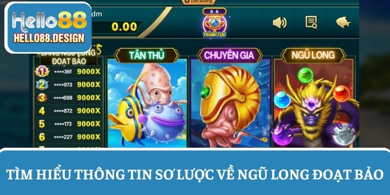 Thông tin sơ lược về game bắn cá Ngũ Long Đọat Bảo